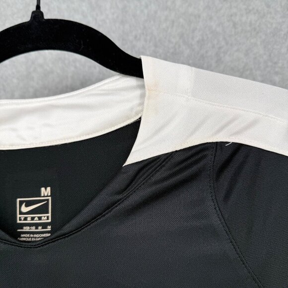 Nike Womens US Team Game Soccer Jersey Size M Black White Short Sleeve Plain NWD - Picture 4 of 15